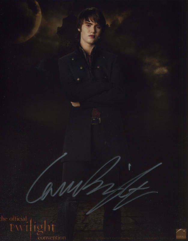 TWILIGHTNEW MOONECLIPSEALECCAMERON BRIGHT AUTOGRAPH  