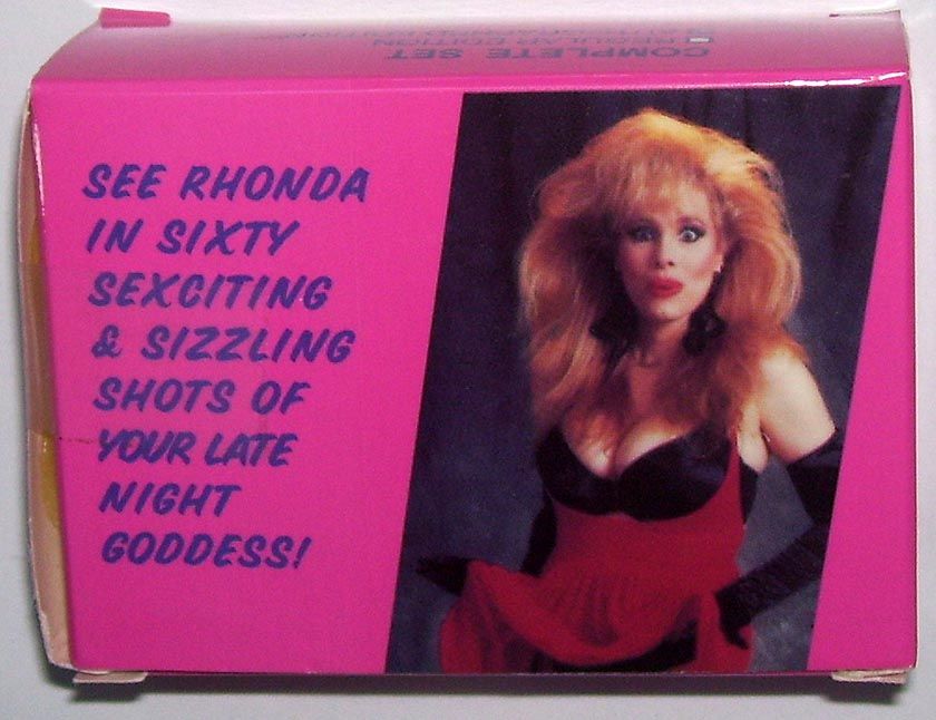 Rhonda Shear Keeps You Up All Night Tradiing Card Set Autographed 