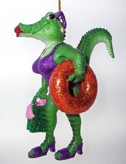 December Diamonds Ornament AGNES THE ALLIGATOR  