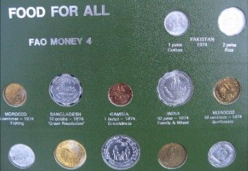 FAO Food and Agriculture Organization UN 19 pc coin set Food for All 