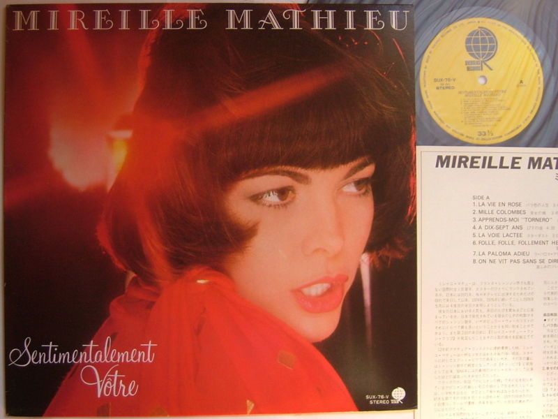 MIREILLE MATHIEU JAPAN SENTIMENTALMENT VOTRE  