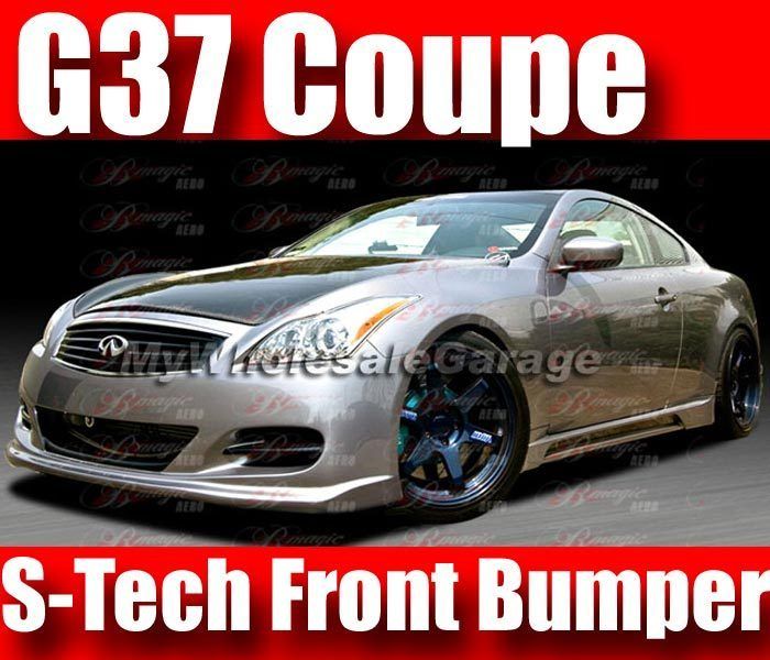 08 09 10 Infiniti G37 Coupe AIT JDM S Tech Front Bumper  