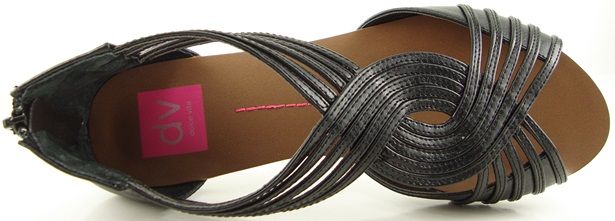 DOLCE VITA DORI Black Strappy Womens Shoes Sandals 7.5 M 884934501099 