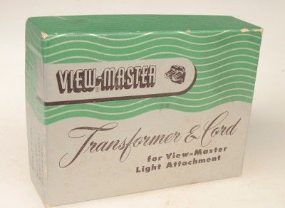 VIEWMASTER LIGHT ATTACHMENT + TRANSFORMER & CABLE  