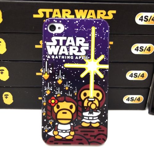 Bathing Ape (Bape) x Star Wars iPhone 4 4S Hard Case style A  