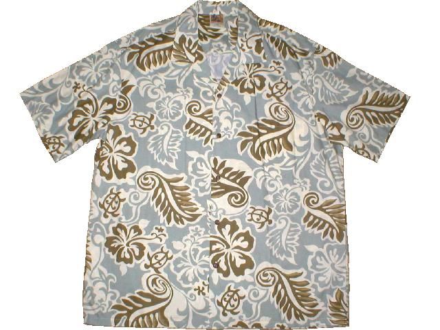 XL Office Design 100% Cotton Hawaii Aloha Shirt OlveGN  