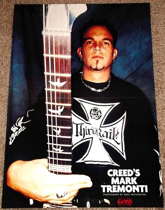 MARK TREMONTI CREED ALTERBRIDGE PRS GUITAR POSTER  