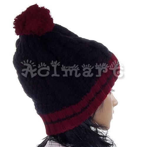 Lady Knit/Crochet Winter Warm Beanie Hat Snow Cold Cap  