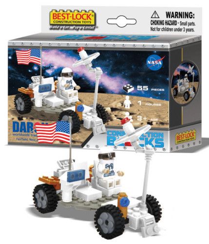 Construction Toy NASA Moon Rover Buggy Building Block Toy Mint in Box 