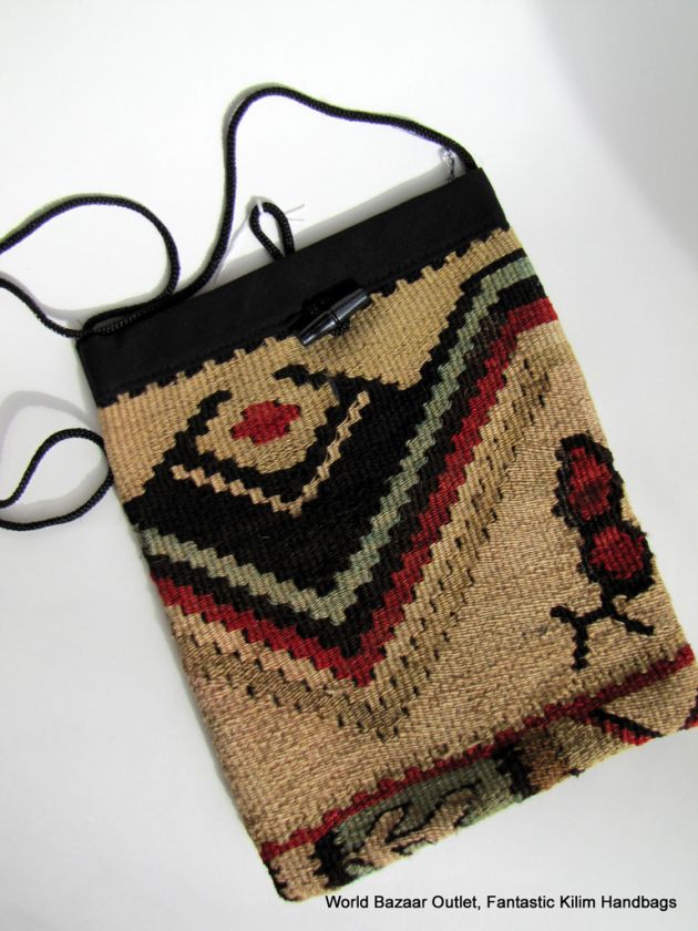 Small Carry all Handbag Antique Kilim One of kind #026  