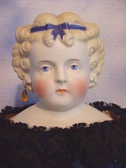 24 Dolly Madison Parian w/Blue Bow by Conta Boehme  