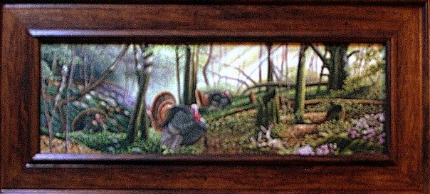 Flentje Spring TROPHY COUNTRY Wild Turkey Print Framed  