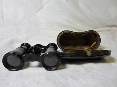 VTG LEMAIRE FABT PARIS BINOCULARS OPERA GLASSES w/ CASE  