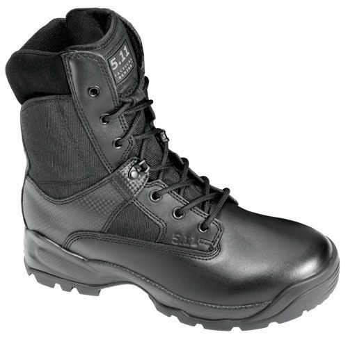 11 ATAC 8 STORM BOOTS WATERPROOF SIDE ZIP BLACK COMBAT 12001 MENS 