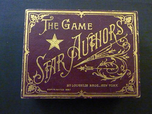 THE GAME OF STAR AUTHORS (Mark Twain) 1887  
