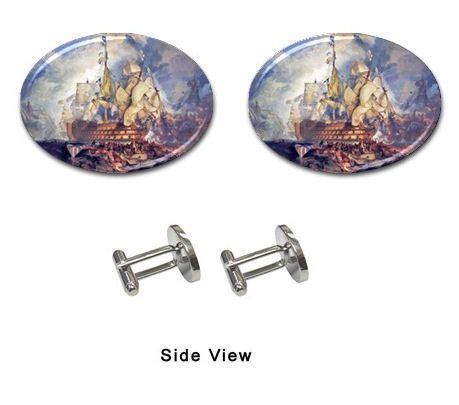 Tall Ships Series Cufflinks   The Battle of Trafalgar  