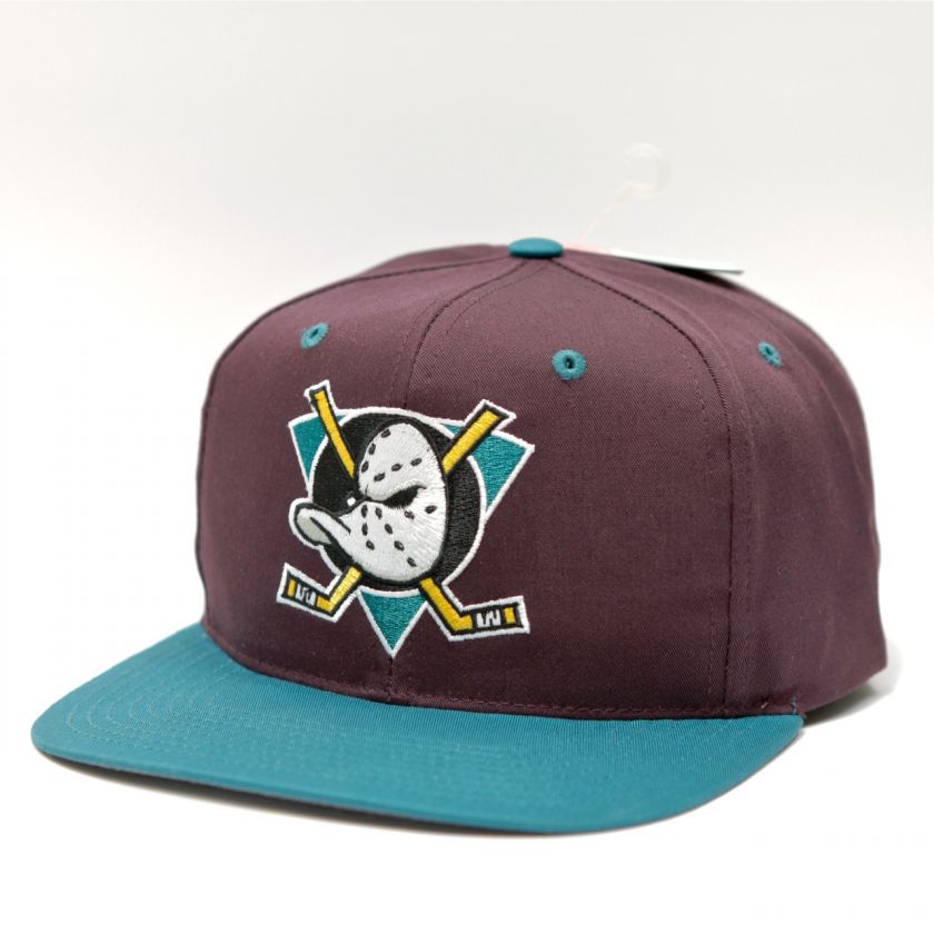 Vintage Anaheim Mighty Ducks Snapback Hat Cap Deadstock Twins 