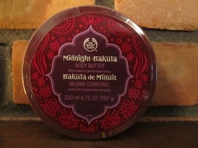 THE BODY SHOP MIDNIGHT BAKULA BODY BUTTER 200 ML NEW  