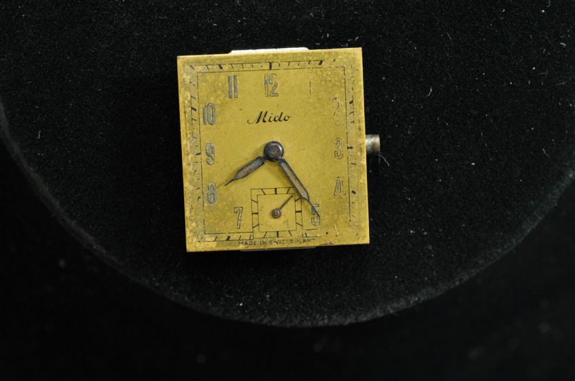 VINTAGE MENS MIDO 17J WRISTWATCH MOVEMENT RUNNING ***  