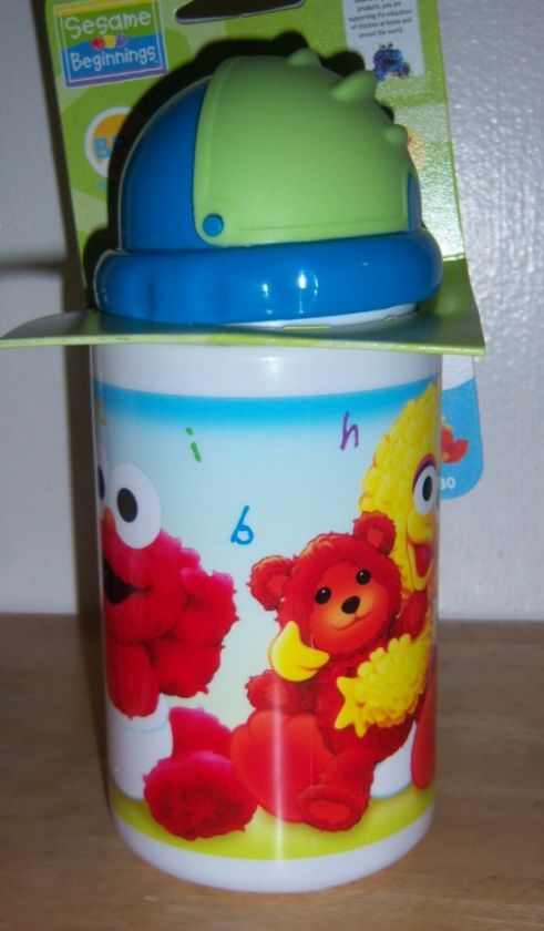 Sesame Street Beginnings 14oz Sport Sipper Cup Elmo, Cookie Monster 