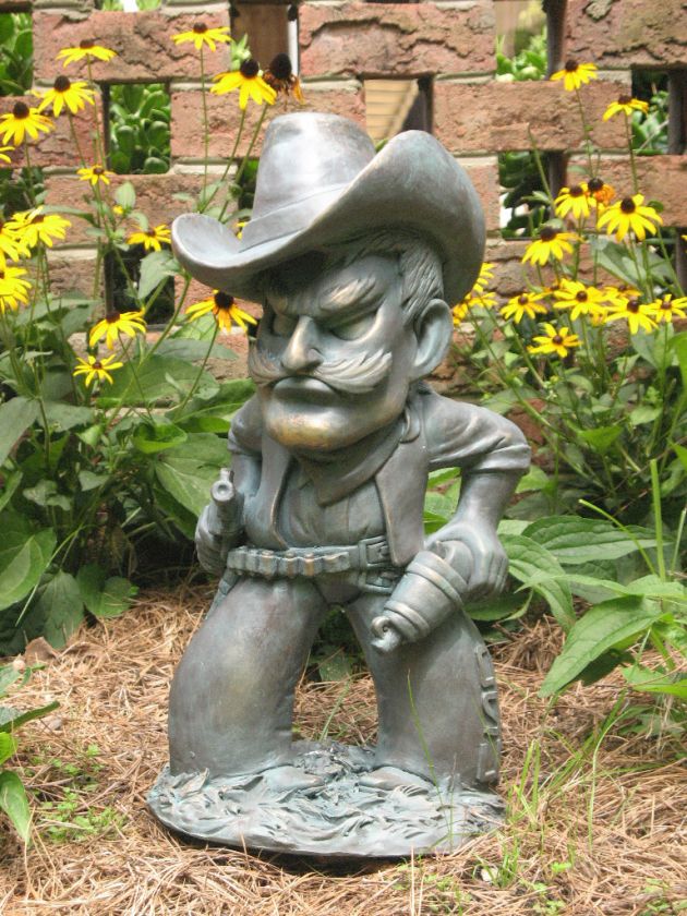 OKLAHOMA STATE COWBOYS GARDEN STATUE  