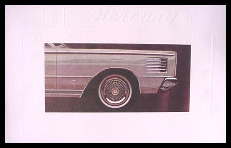 1965 Mercury Prestige Brochure Monterey Montclair Pk Ln  