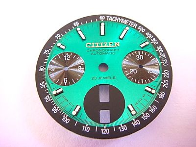 Brand new Citizen 8110 chronograph dial Green  