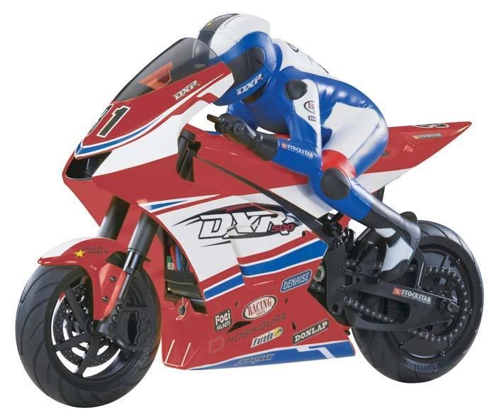 NEW DuraTrax 1/5 DXR500 On Road Motorcycle 2.4GHz RTR Red DTXD04 