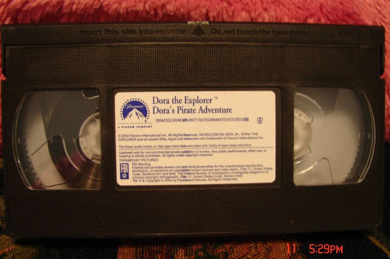 Dora the Explorer Pirate Adventure Vhs Video~$2.75 SHIP 097368795839 