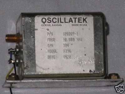 SC Cut OCXO CRYSTAL OSCILLATOR by OSCILLATEK 10MHZ  