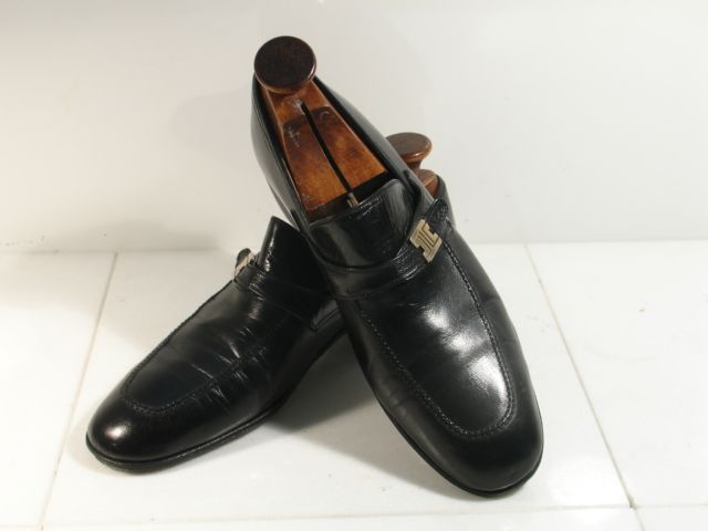 Tanino Crisci Black Monk Loafer 6 M / 7 C / D  