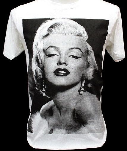 MARILYN MONROE VTG Model Icon Retro T Shirt Blondie S  