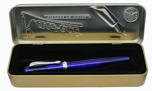   Student Fountain Pen, Translucent Cobalt Blue, Medium Nib by Bock