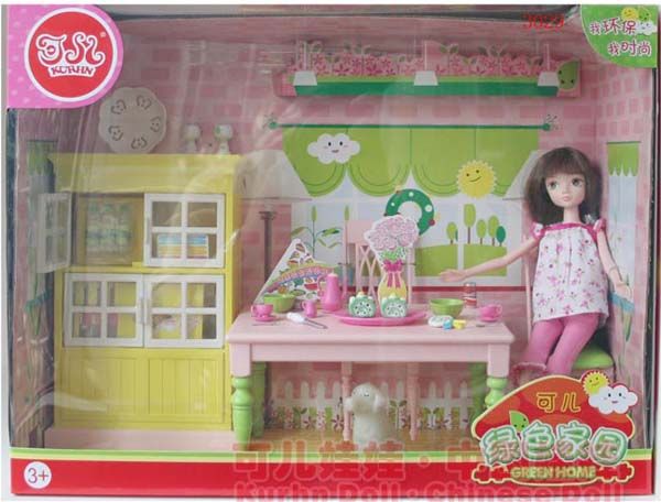 10 Joints Kurhn Doll 3029 Kitchen Superset Doll+Lots Sutff  