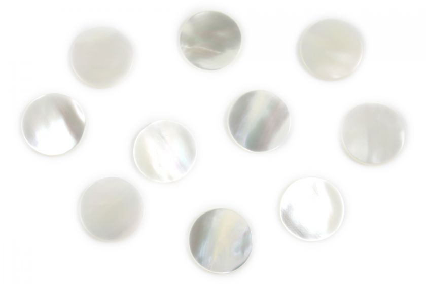   mother of pearl 15mm round flat back shell cabochon   pack of 1  