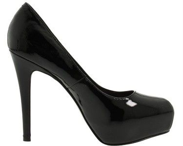 NIB Steve Madden RUSSHH Rush Platform Heel Sniptoe BLK  