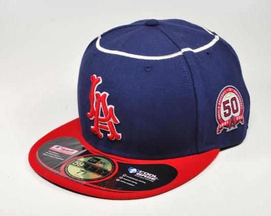 NEW ERA 5950 HAT ANGELS OF ANAHEIM 50 ANNIVERSARY 1960  