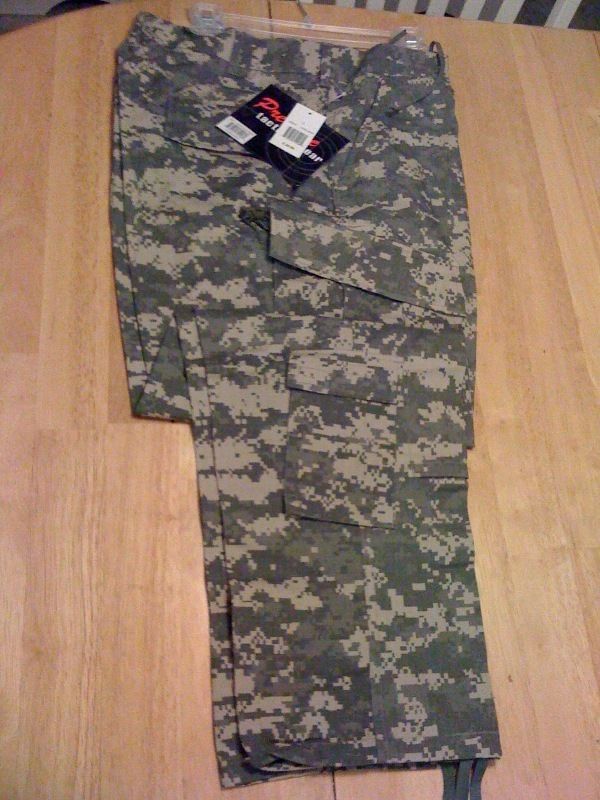 Digital Green Camo Desert BDU ACU Military Coat 5 pcket  