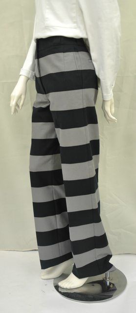 PRADA/Miu Miu CAMPAIGN S/S 2011 Striped Pants IT 40/US 6 NWT  