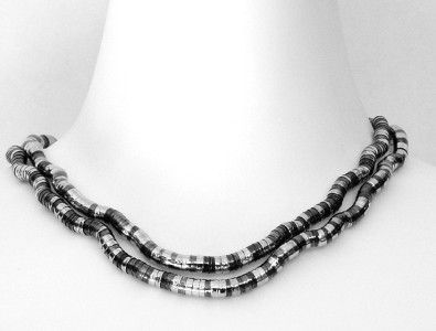 New Fashion Flexible Chain Snake Necklace Silver & Pewter Tone