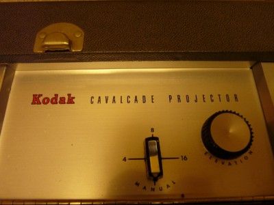 Vintage Kodak Cavalcade Slide Projector Remote Case EC  