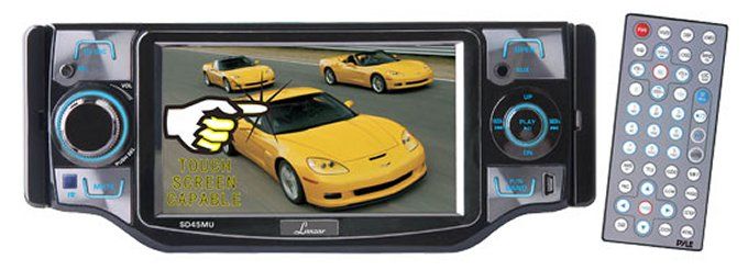 LANZAR SD45MU 4.5 TOUCH SCREEN DVD/CD USB Car Player  