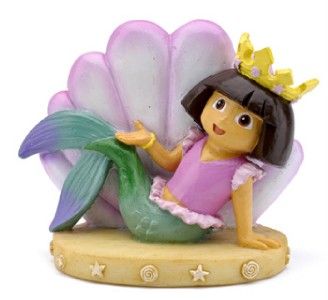 Dora the Explorer Mermaid Aquarium Ornament Decoration  