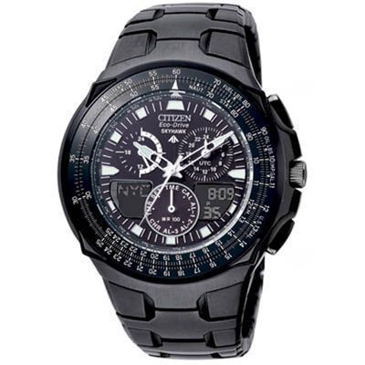 CITIZEN PROMASTER SKYHAWK BLACK EAGLE WATCH JR3155 54E  