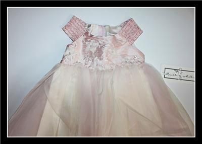 Rosetta Millington Satin Beaded Tulle Portrait Dress  