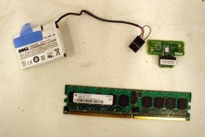 Dell Poweredge 1850 2800 2850 RAID Kit H1813 Key Battery 256MB RAM and 