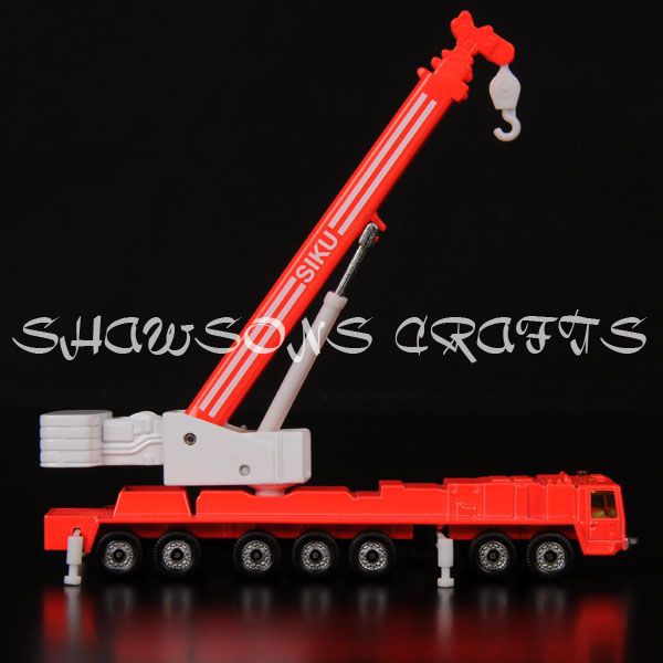 SIKU SUPER 16 DIE CAST METAL 1/87 GIANT CRANE HEAVY VEHICLE MODEL 