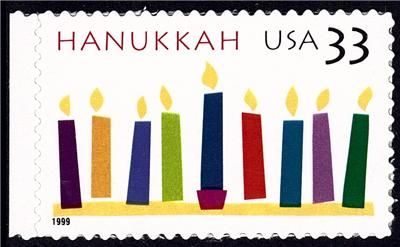 Scott #3352 33 Cent Hanukkah Self Adhesive Single   MNH  