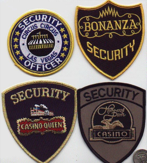 CASINO SECURITY POLICE PATCH HOLLYWOOD PARK CALIFORNIA  