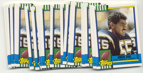 50 1990 90 Topps Traded #28T Junior Seau Rookie RC CHARGERS  